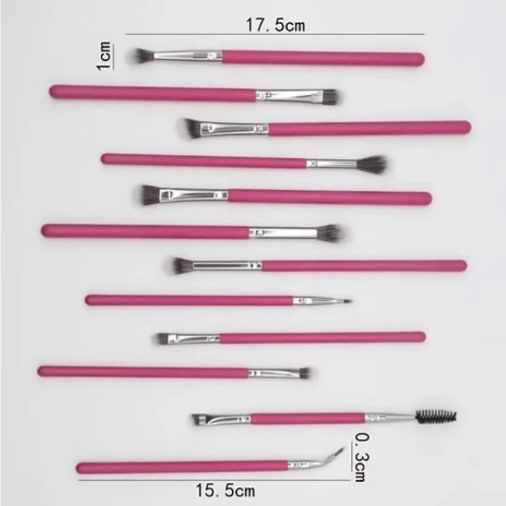 12-Piece Eye Makeup Brush Set – Blend, Shade & Define with Ease!